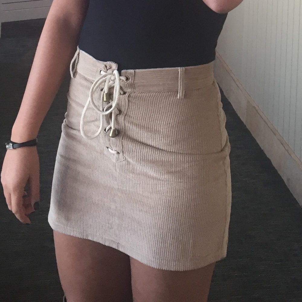 Corduroy skirt